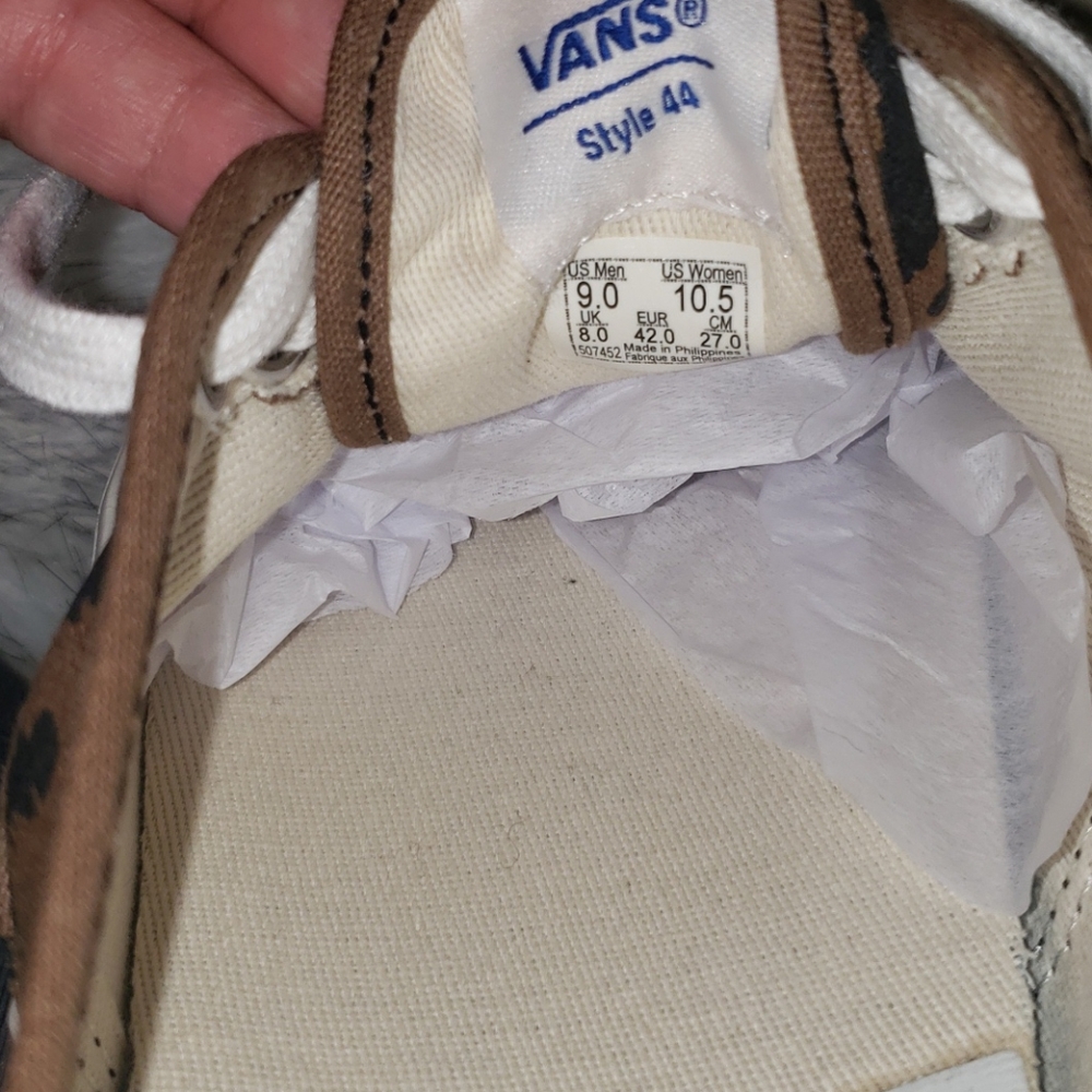 SOLD☆VANS ☆ leopard anaheim sneakers - Picture 6 of 7